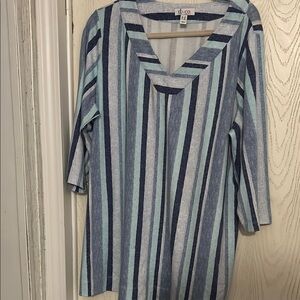D&Co vertical striped top.
